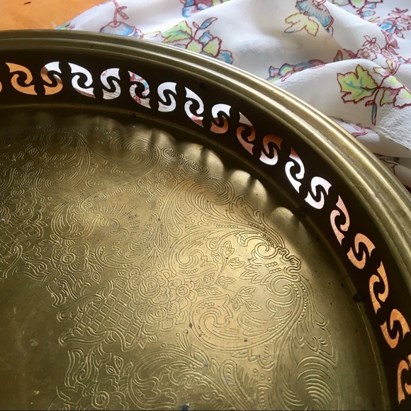 Vintage Brass Tray - Picture 3 of 5